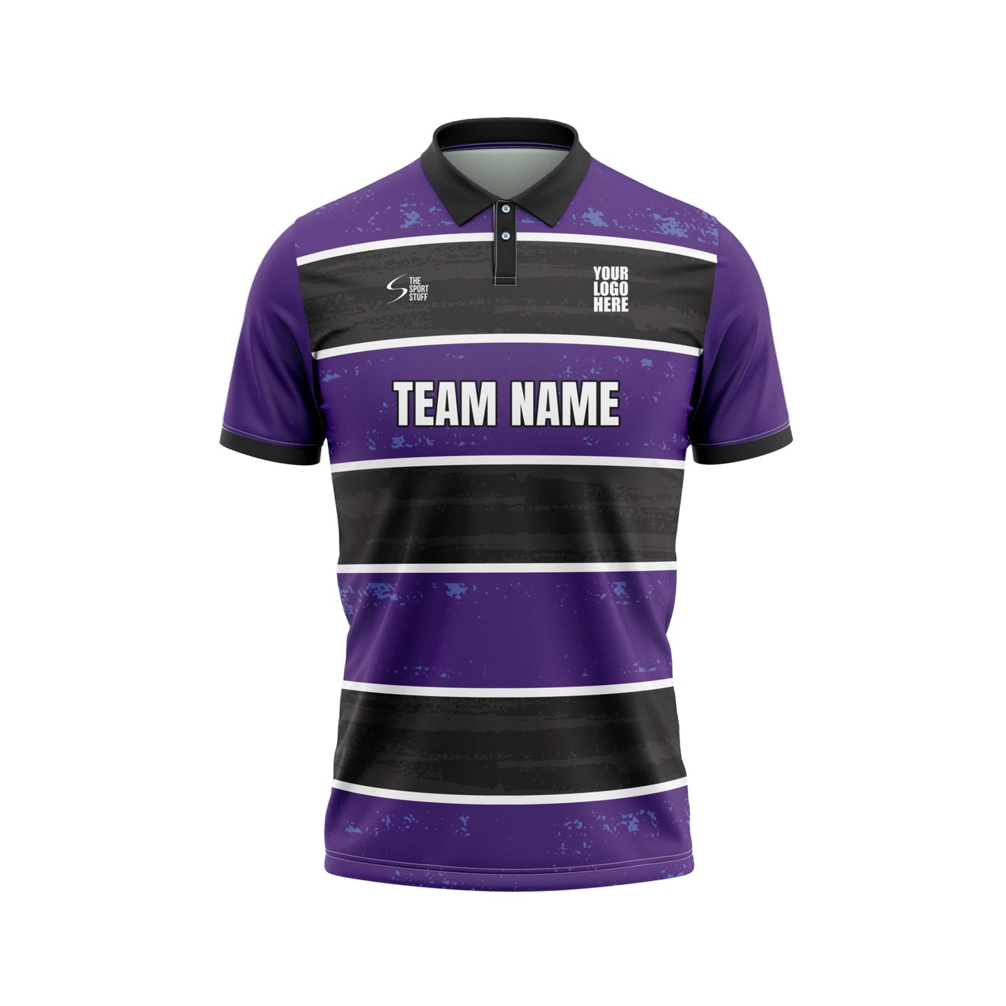 Deep Purple Cricket Custom Jersey Without Trackpant Jacquard