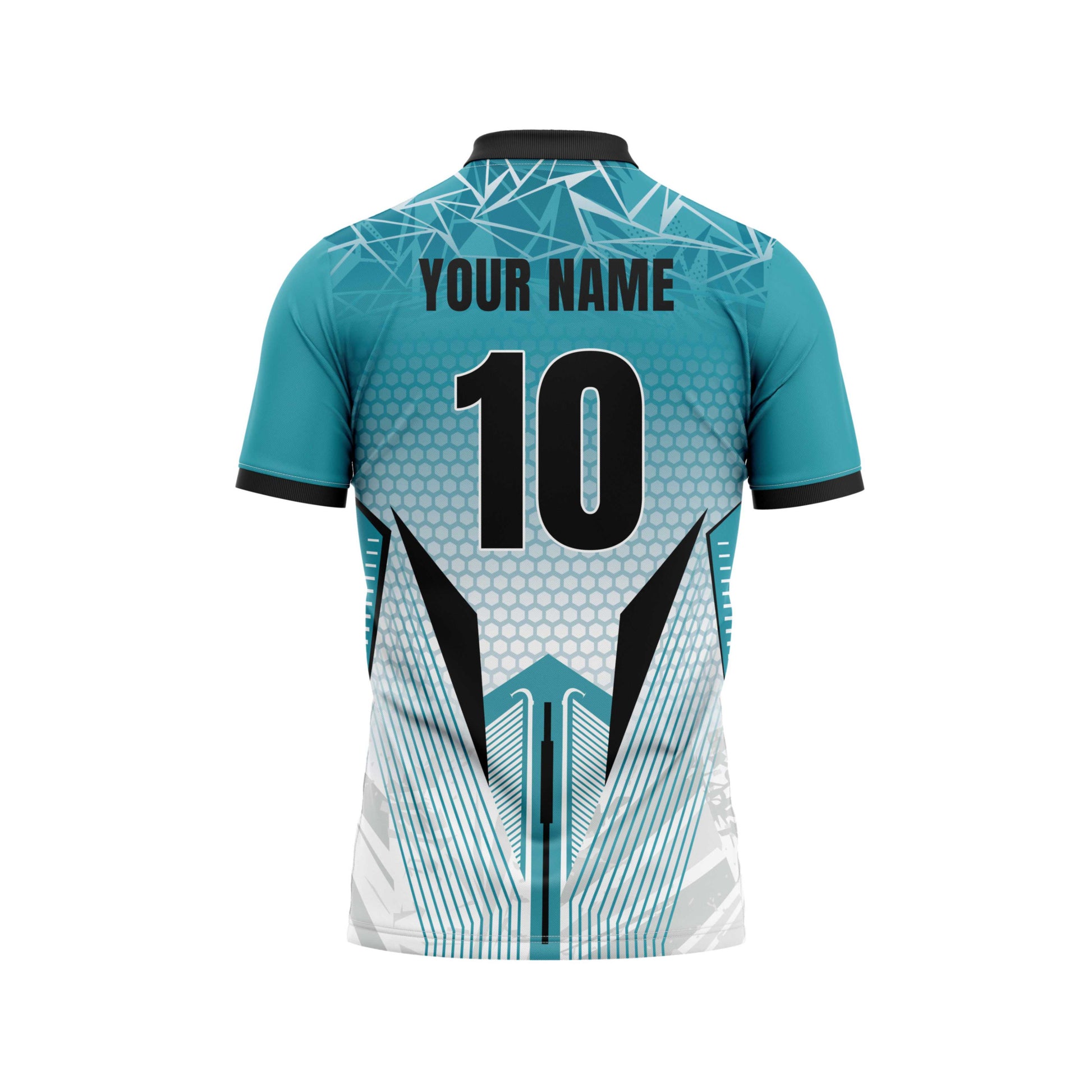 Cyan Hex Cricket Custom Jersey Trackpant With Logo Print Cot Net