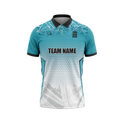 Cyan Hex Cricket Custom Jersey Trackpant With Logo Print Cot Net