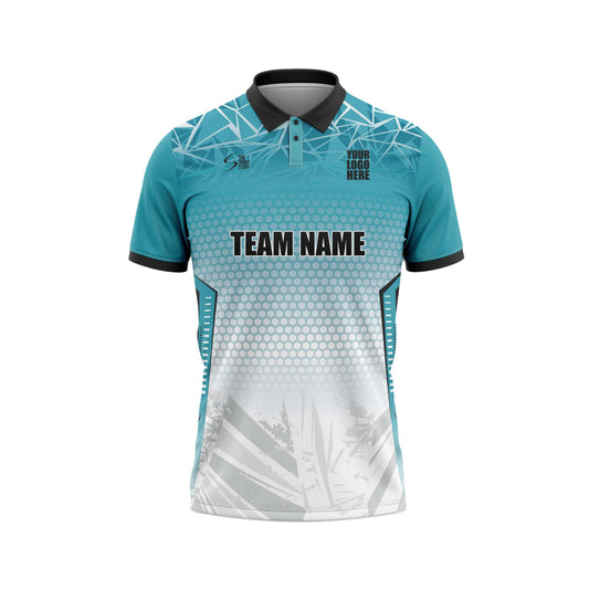 Cyan Hex Cricket Custom Jersey Trackpant With Logo Print Cot Net