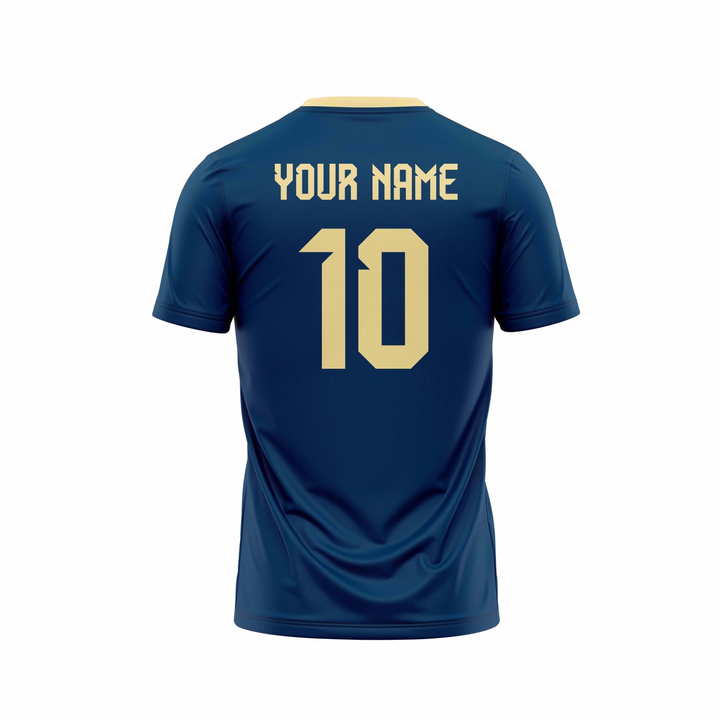 Oriental Blue Football Custom Jersey Shorts With Logo Or Number Print Half Sleeve Jacquard