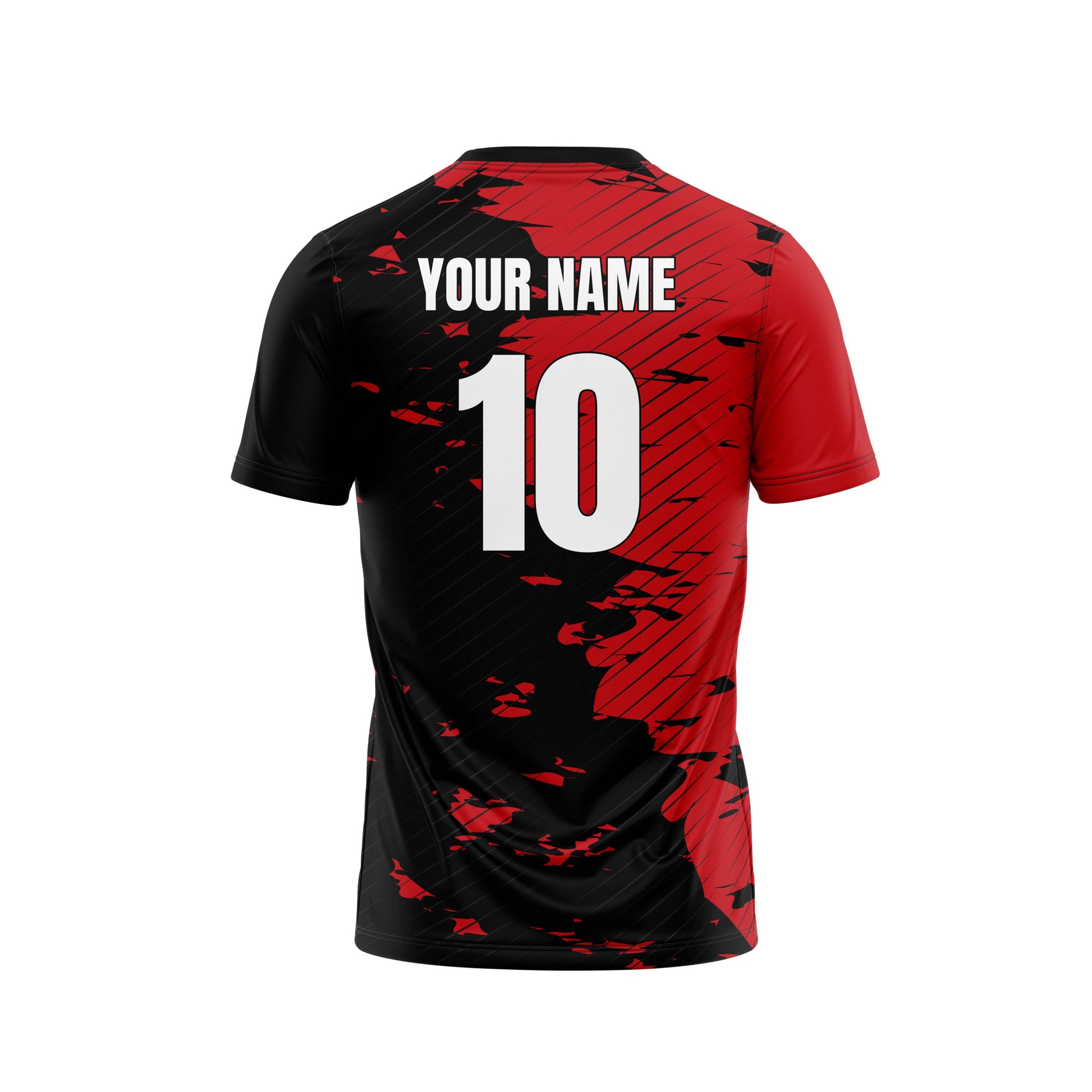 Washed Red Football Custom Jersey Shorts With Logo Or Number Print Jacquard