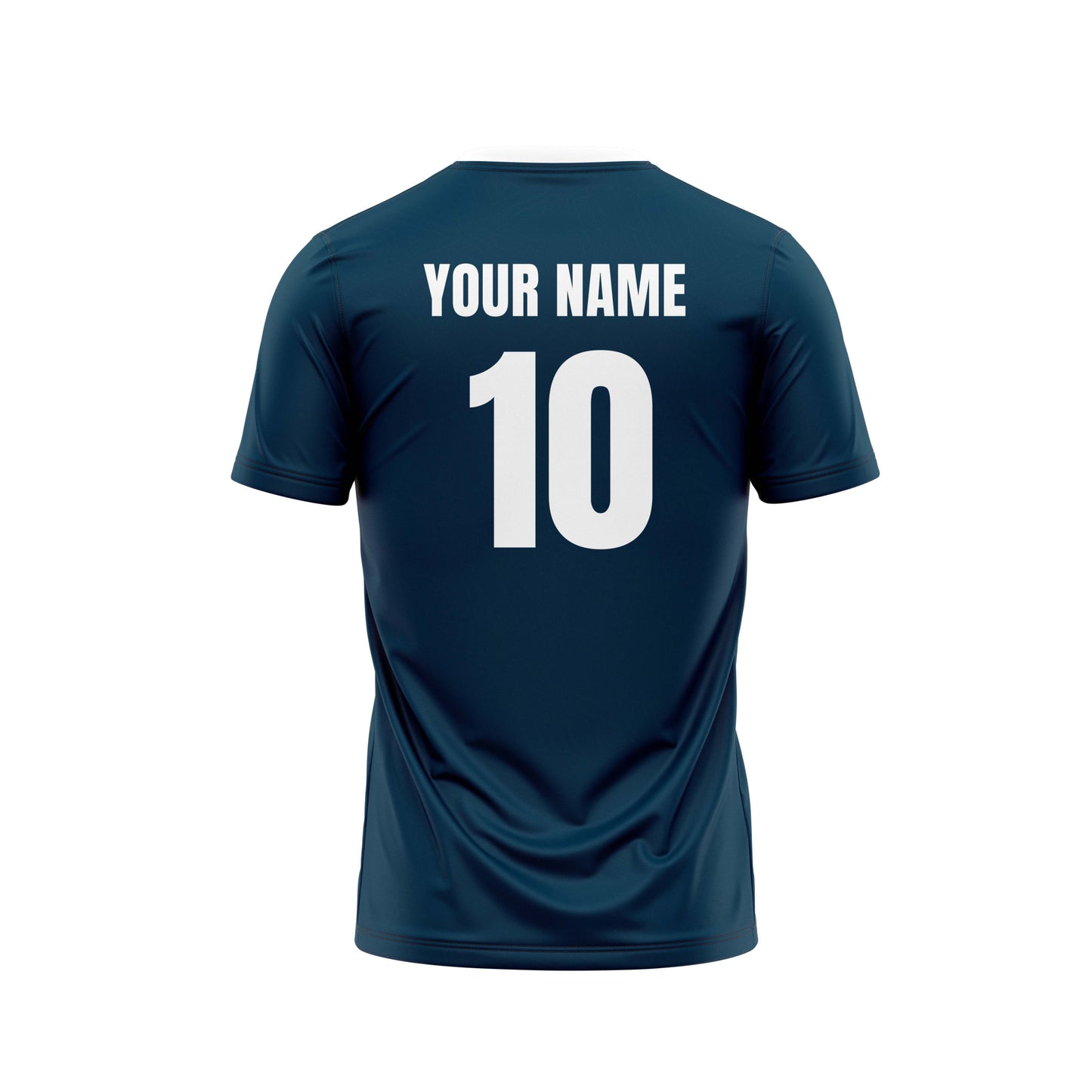 Peacock Green Football Custom Jersey Shorts With Logo Or Number Print Half Sleeve Honeycomb