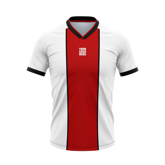 Red Track Football Custom Jersey Shorts With Logo And Number Print Honeycomb