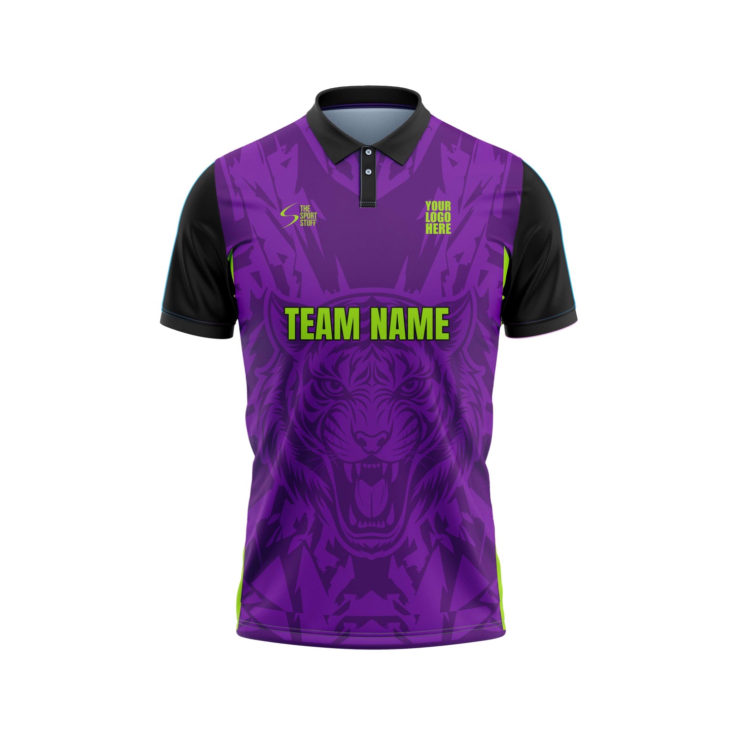 Purple Roar Cricket Custom Jersey Trackpant With Logo Print Cot Net