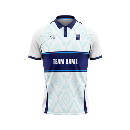Blue Eye Cricket Custom Jersey Without Trackpant Half Sleeve Honeycomb