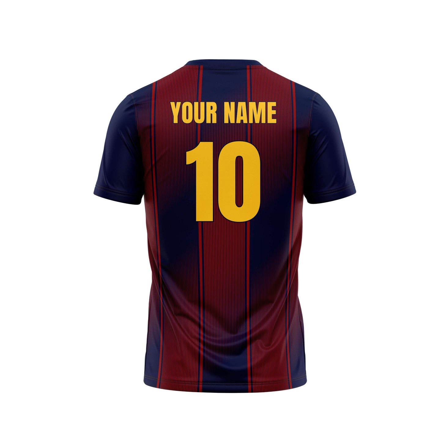 Blue Red Stripes Football Custom Jersey Shorts With Logo And Number Print Honeycomb