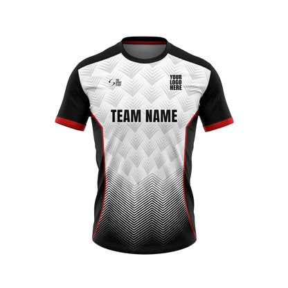 Grey Arrows Football Custom Jersey With Shorts Half Sleeve Cot Net