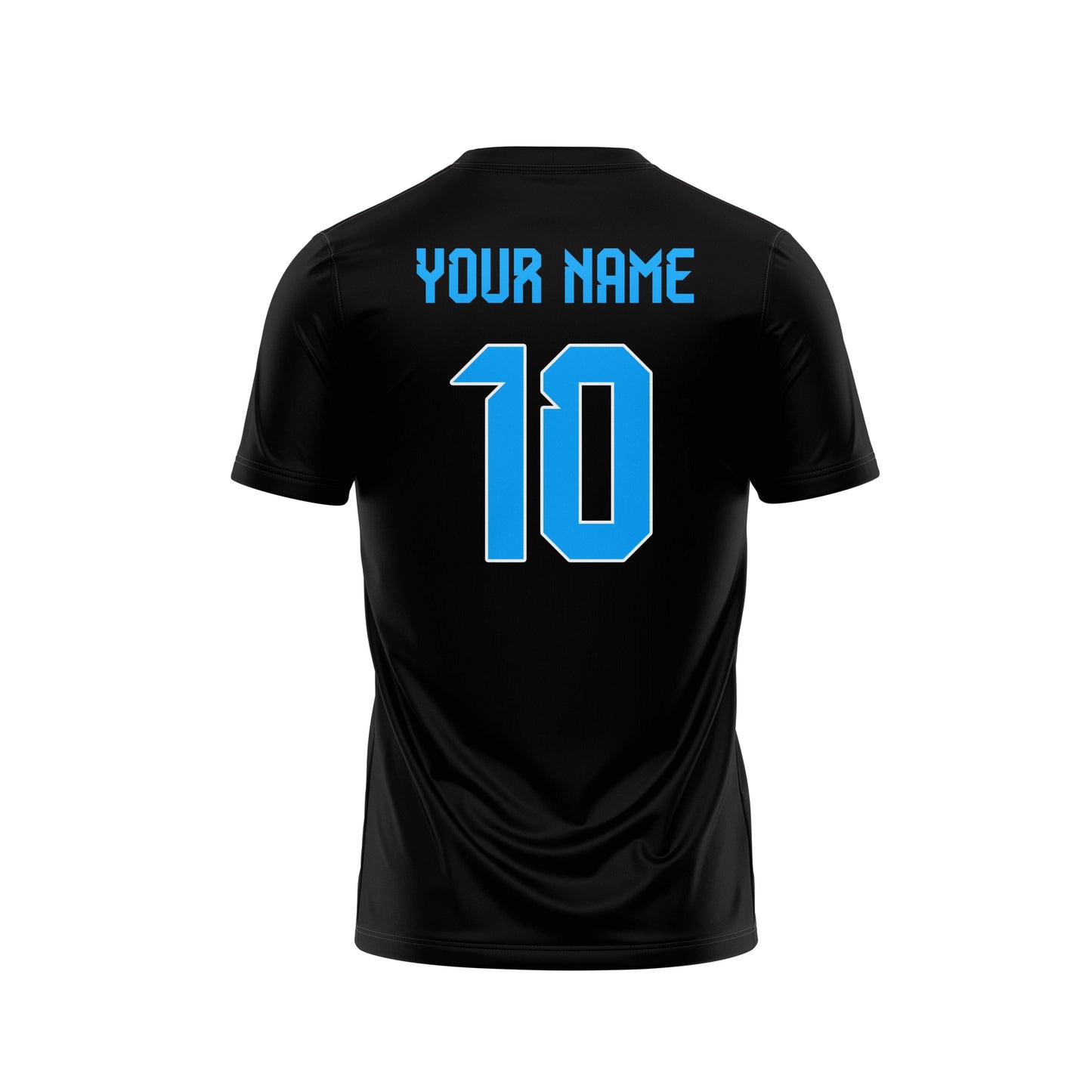 Marine Blue Football Custom Jersey Shorts With Logo And Number Print Honeycomb