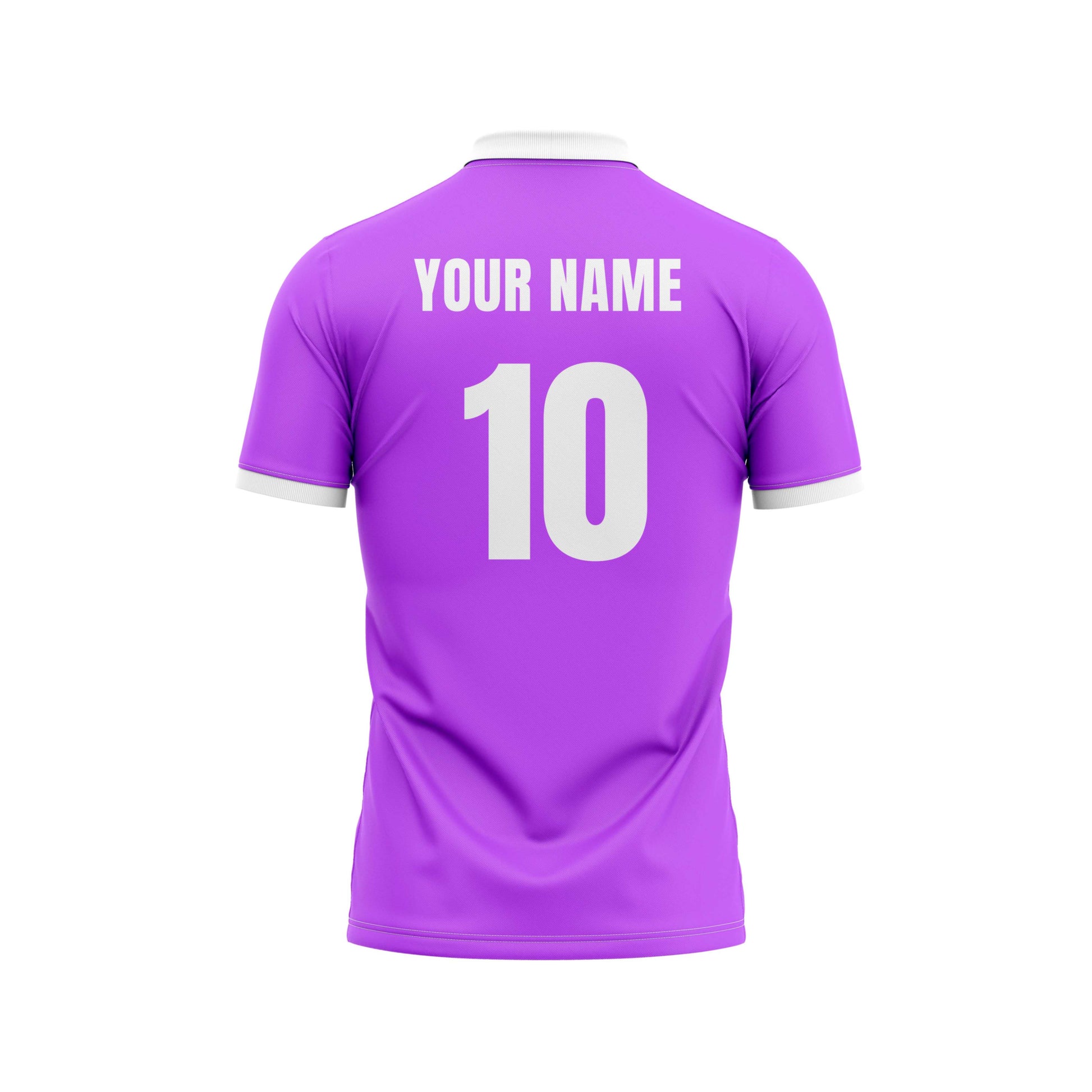 Irrigo Purple Cricket Custom Jersey With Trackpant Half Sleeve Jacquard