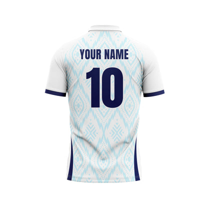 Blue Eye Cricket Custom Jersey Without Trackpant Half Sleeve Honeycomb