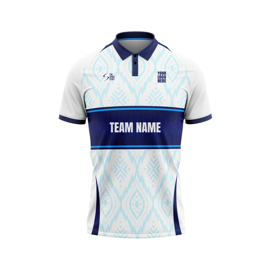 Blue Eye Cricket Custom Jersey Without Trackpant Half Sleeve Honeycomb