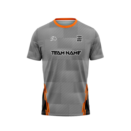 Philippine Orange Football Custom Jersey With Shorts Half Sleeve Jacquard